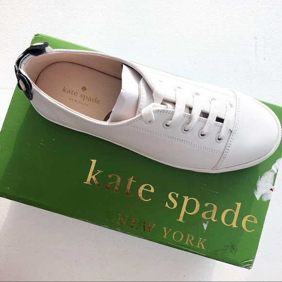 kate spade Shoes - Kate Spade Leather Dog French Lucie Sneaker 7.5